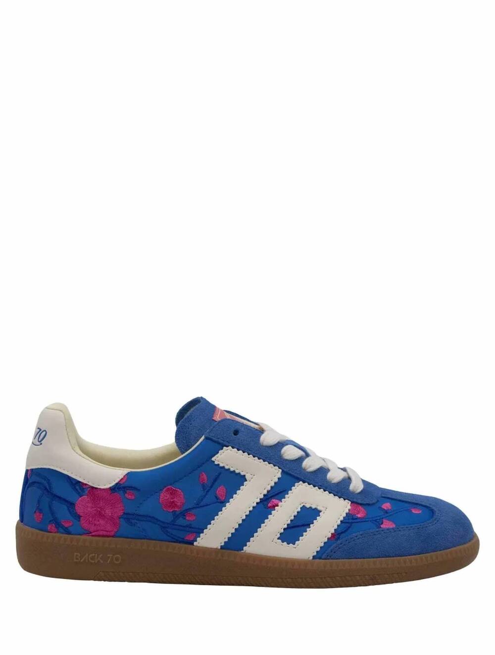 NEW BACK 70 women's ghost c2 sneaker in floral french blue
